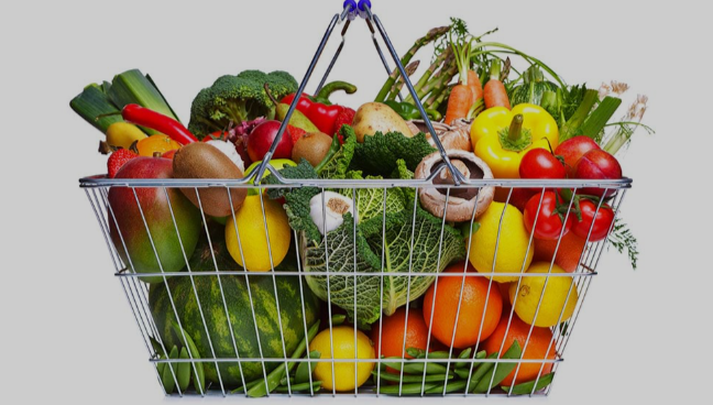 Vegetables in a basket