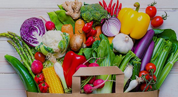 vegetables in bag