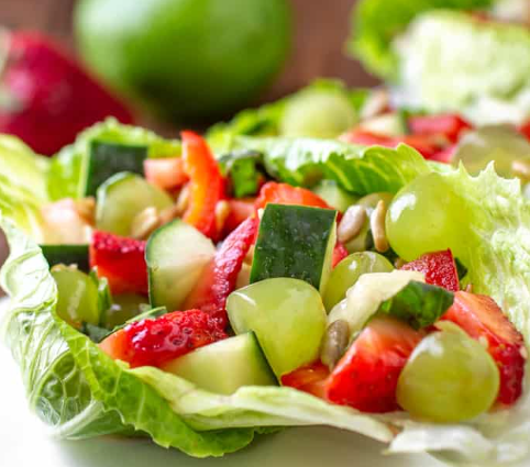 vegetable and fruit salad Start Plant Diet