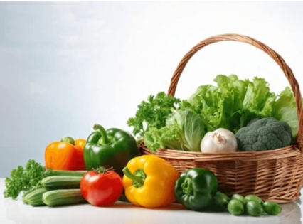 vegetables in the basket