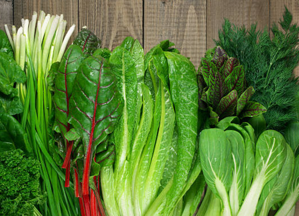 Vegetables on the table