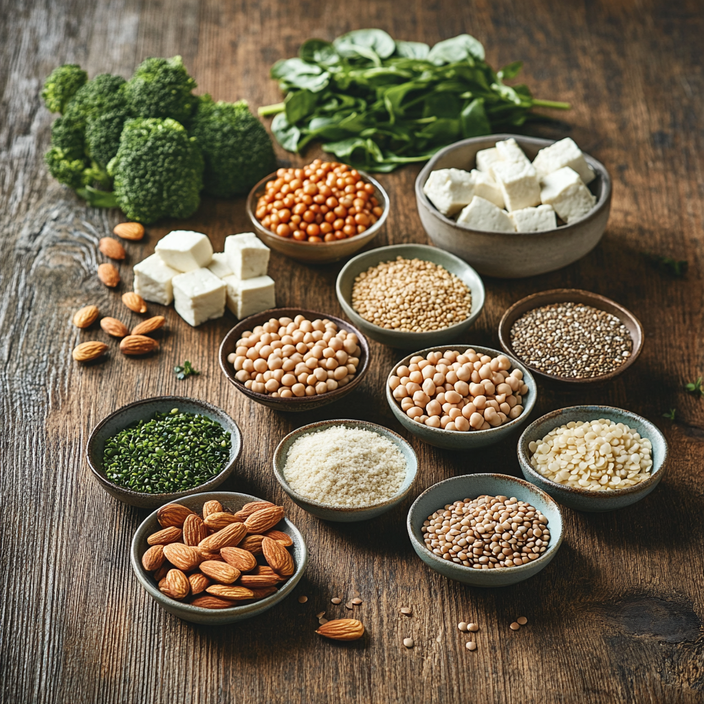 Healthy plant-based protein sources.