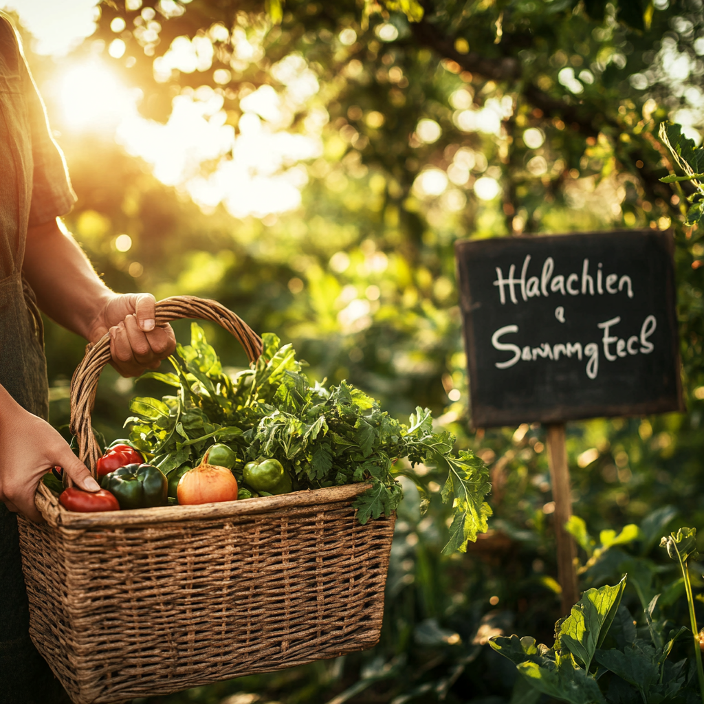 Fresh vegetables in basket