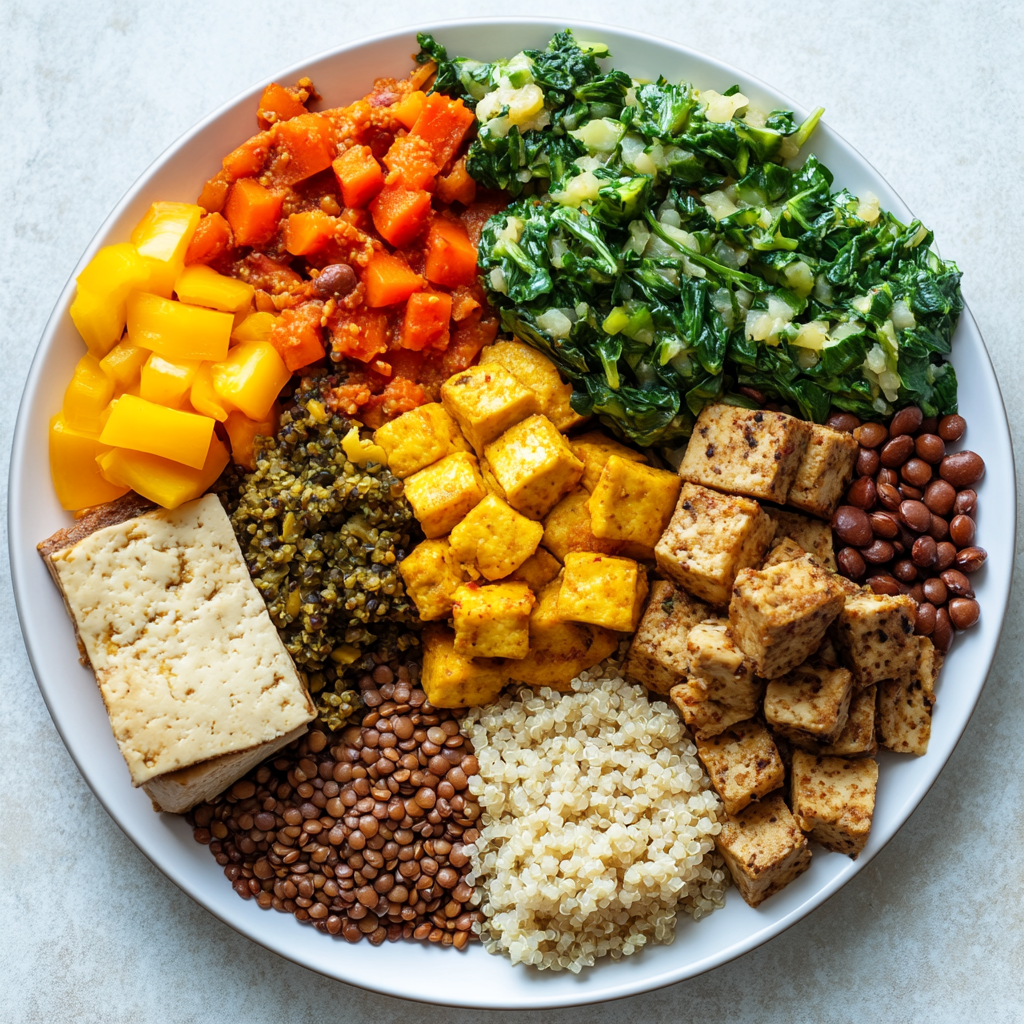 "Vibrant vegan Buddha bowl"

