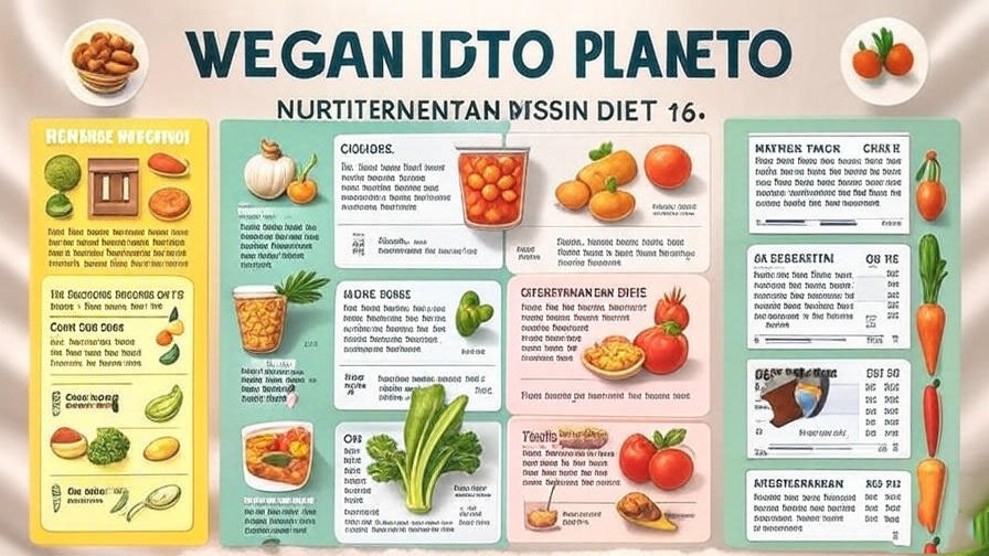Vegan diet nutrition chart
