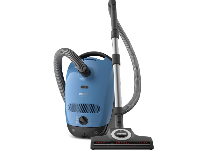 Miele Classic C1 Turbo Team Bagged Canister Vacuum, Tech Blue - Portable, Household