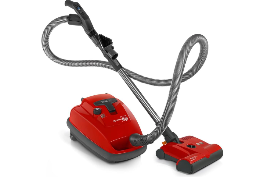 SEBO 9687AM AIRBELT K3 Premium Canister Vacuum Cleaner with 7-Year Motor Warranty, Comes with Powerful ET-1 Powerhead for Pets and Carpeting + Parquet Brush...