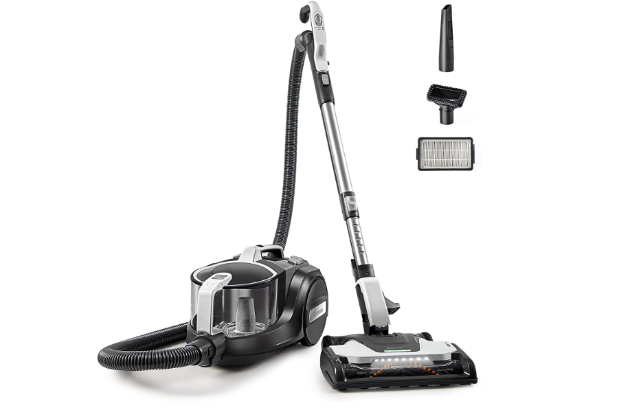  Kenmore DC5070 500 Series Bagless Canister Vacuum with Hair Eliminator Brushroll，2-Motor Cyclonic Technology, HEPA Filtration & 24' Auto Cord Rewind...