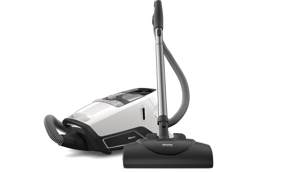 Miele Blizzard CX1 Cat & Dog Bagless Canister Vacuum, Lotus White - Pet Hair, Portable