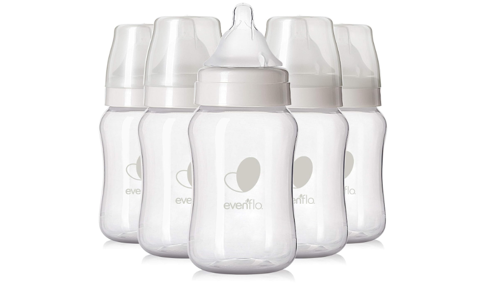 Evenflo Feeding Premium Proflo Venting Balance Plus Wide Neck Baby, Newborn and Infant Bottles - Helps Reduce Colic - 9 Ounce (Pack of 6)