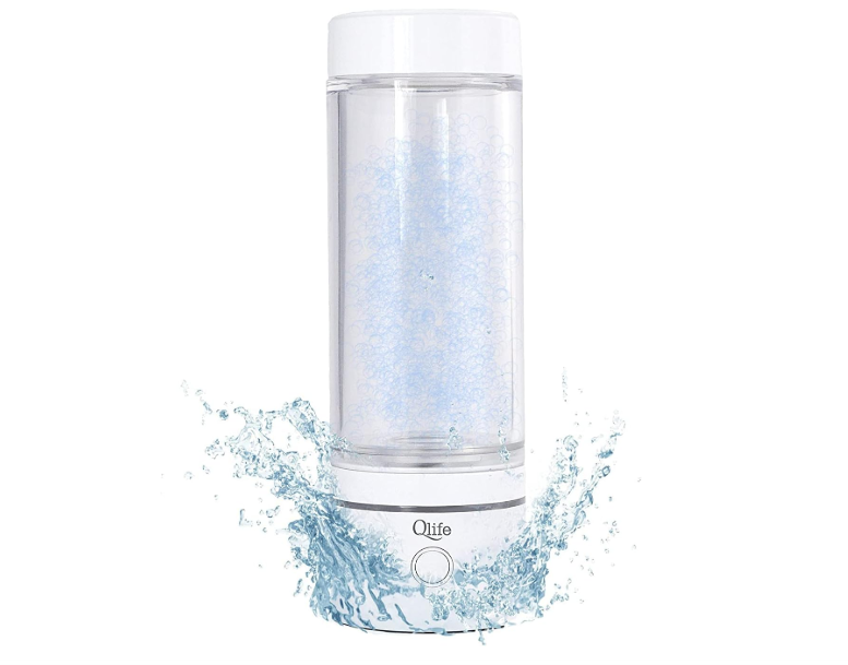 Qlife Qcup Max Hydrogen Water Generator Maker | Super High H2 Concentration 5000 ppb I 9 Layers Dual Chamber Electrode Technology | High Grade Titanium...