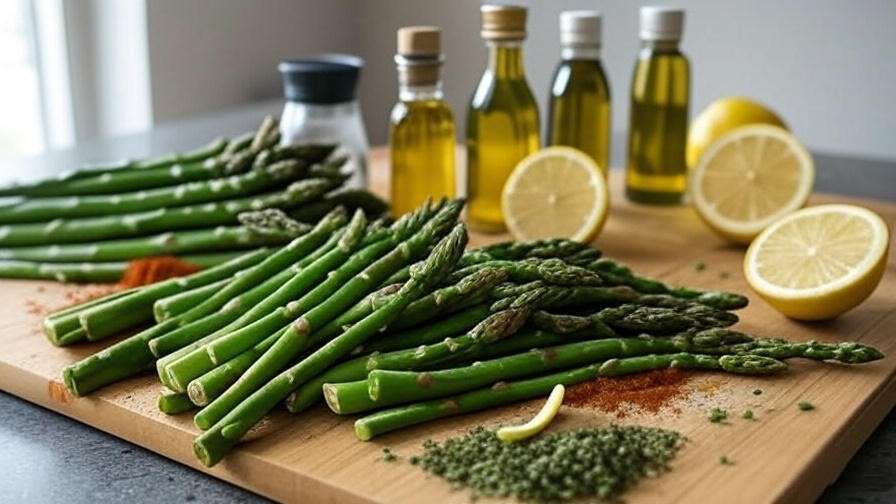 Spices and seasonings for enhancing frozen asparagus flavor