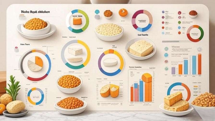 Infographic comparing White Rock chicken nutrition with lentils and tofu