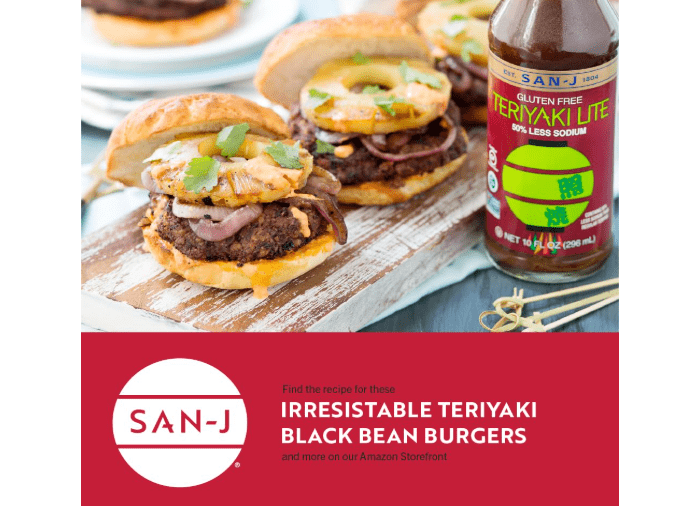 San-J Gluten-Free Teriyaki Sauce (Best Organic/Low-Sodium)