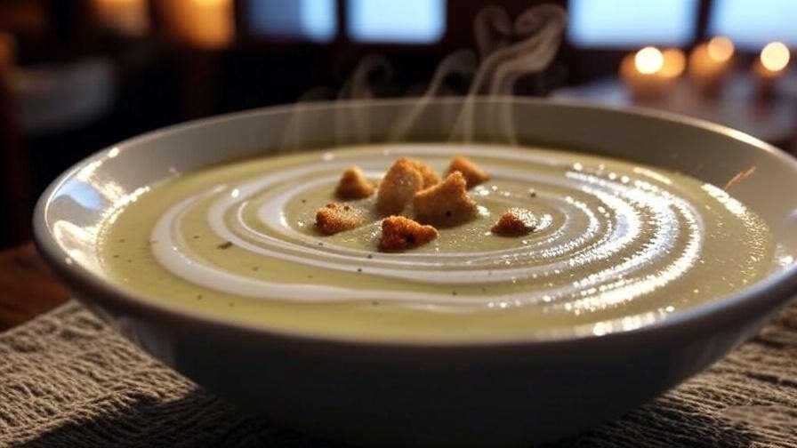Creamy soup recipe featuring frozen asparagus for savory meals