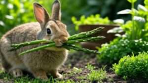 can bunnies have asparagus