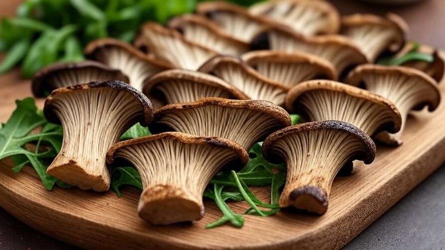 King oyster mushroom vegan rib fingers grilled