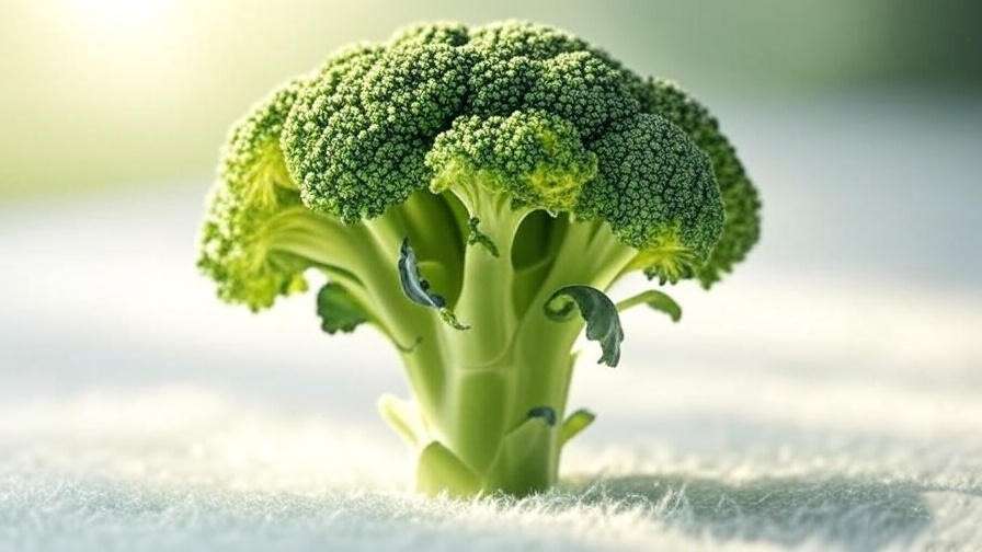 Nutritional powerhouse broccoli crowns in vegan diet 