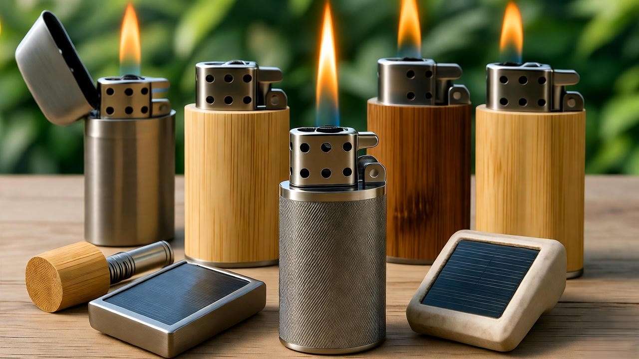 Key sustainable features of eco-friendly lighters for BBQ grill.