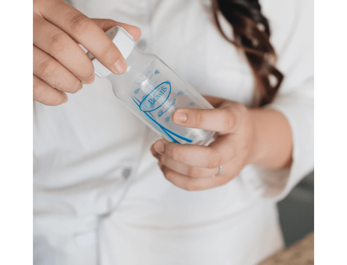  Dr. Brown's Breast Milk Collection Bottles with Storage Caps, Breast Pumps Compatible, Collect, Store, and Keep Milk Fresh, BPA Free – 4-Pack