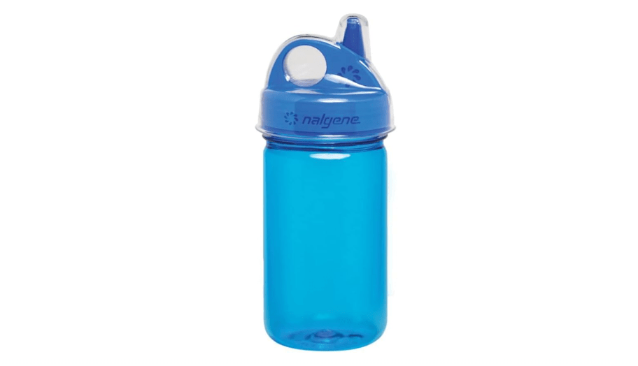  Nalgene Kids Sustain Grip-N-Gulp Water Bottles Made with Material Derived from 50% Plastic Waste (Using ISCC Certified Mass Balance), Leak Proof Sippy Cup,...