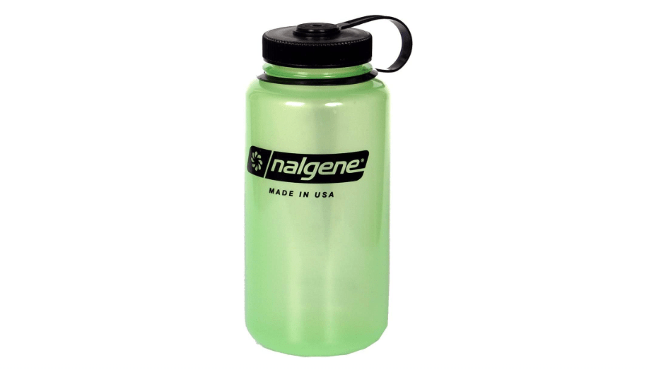  Nalgene Tritan Wide Mouth Glow 32 oz. Water Bottle - Green