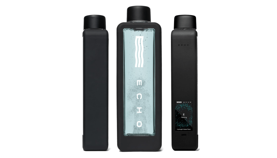  Echo Flask Hydrogen Water Bottle - Active Hydration Solution with Water Intake Tracking & LCD Touch Screen - Compact & Convenient - Transparent...