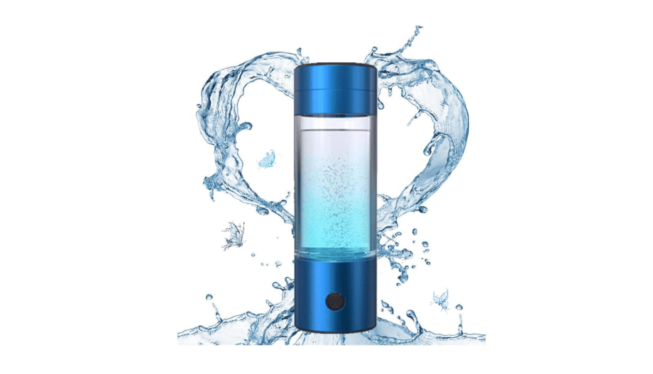  Ion Bottles Hydrogen Water Ionizer,Rechargeable Hydrogen Water Bottle Generator,Alkaline Water Ionizer Machine,Blue