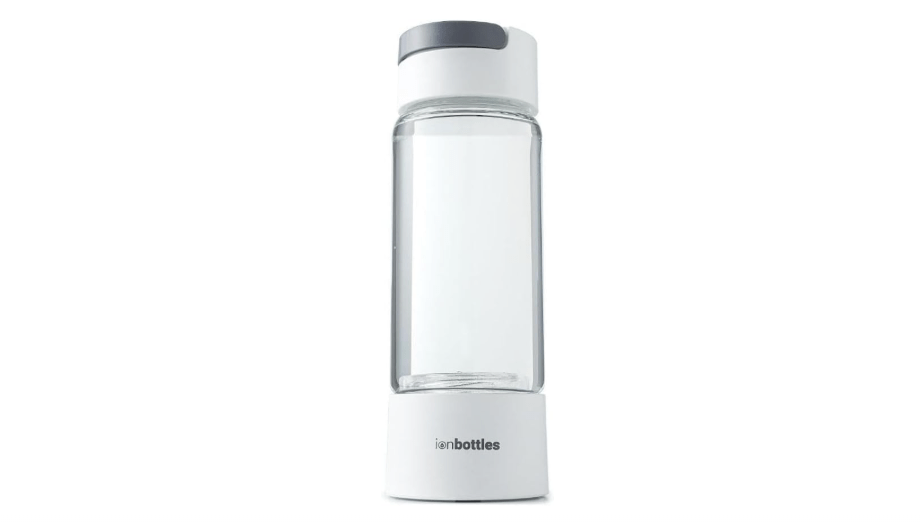 IonBottles Pro Hydrogen Water Bottle – 3.0 PPM H?, Rechargeable, Portable, BPA-Free, 14 oz Glass Bottle, Molecular Hydrogen Generator USB C Rechargeable