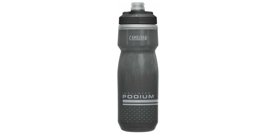  CamelBak Podium Chill Bike Insulated Squeeze Water Bottle Black, 21oz