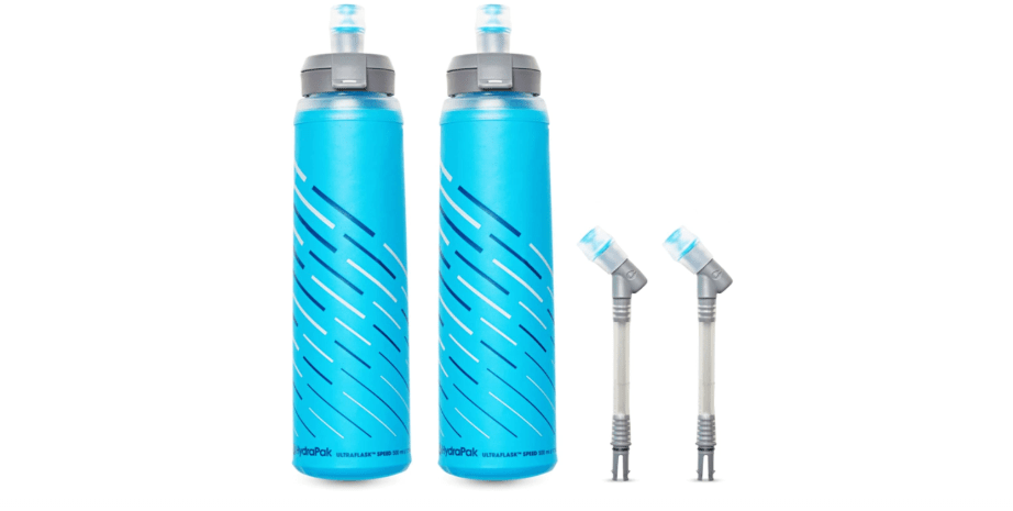  HydraPak UltraFlask Speed (500ml or 600ml) - Collapsible Soft Flask Water Bottle for Hydration Vests and Running Packs with Easy Open Cap