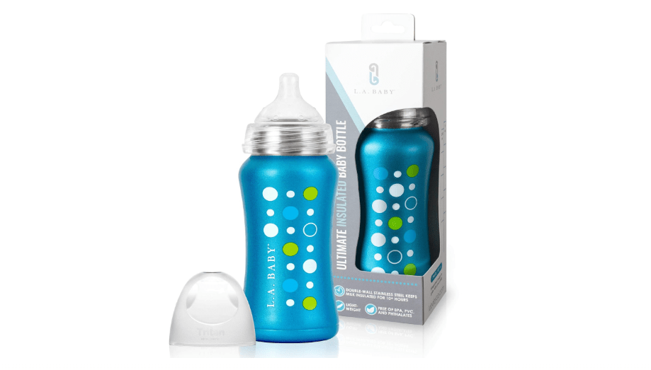  Ultimate Stainless Steel Baby Bottle 9oz Insulated Baby Bottle | Insulate Milk for 10+ Hours | Non-Toxic Food-Grade Stainless Steel & Food-Grade...