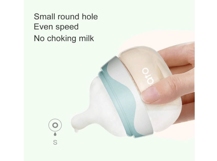  Breast Milk Baby Bottles for Newborn Baby PPSU Anti Colic Infant Bottles Wide Neck Breast-Like Nipple Slow Flow Breastfeeding Toddler Bottles-2pack (2...