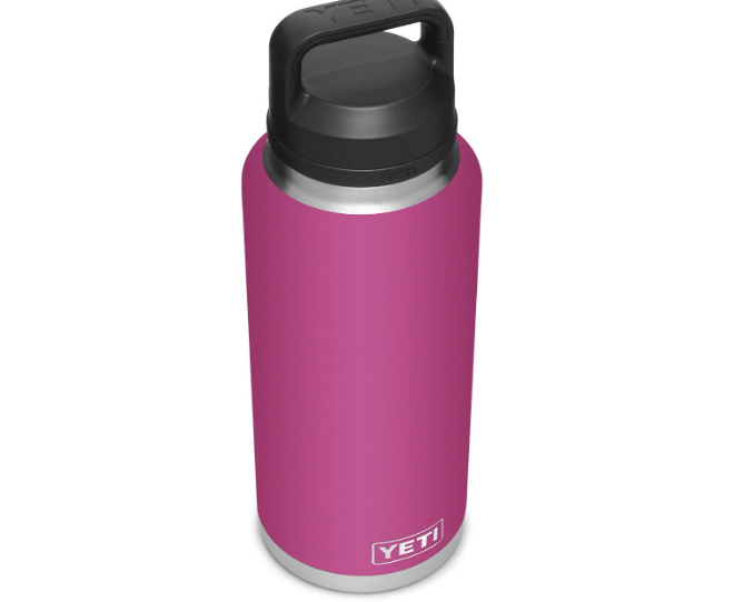 
YETI Rambler 46 oz Bottle, Leakproof, Vacuum Insulated, Stainless Steel with Chug Cap, Prickly Pear