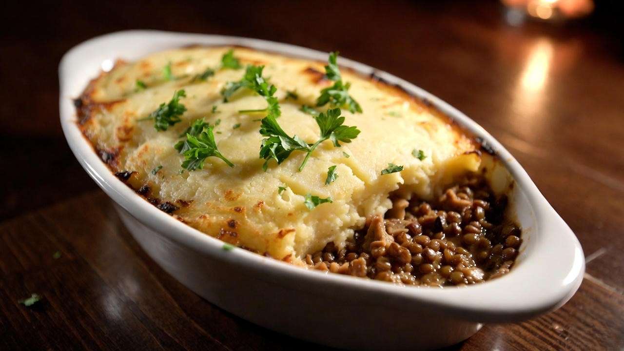 Vegan Impossible Shepherd’s Pie at Emerald Loop Bar & Grill Chicago 2025