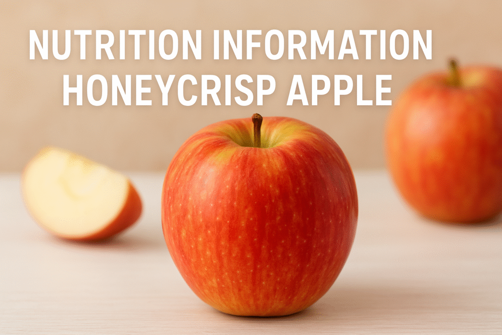 nutrition information honeycrisp apple
