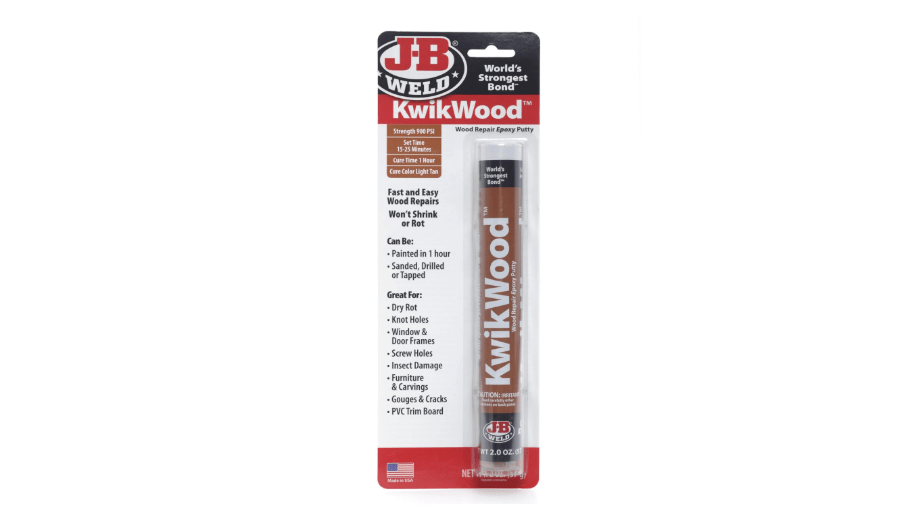 J-B Weld 8258 KwikWood Wood Repair Epoxy Putty Stick-7 inch, Beige