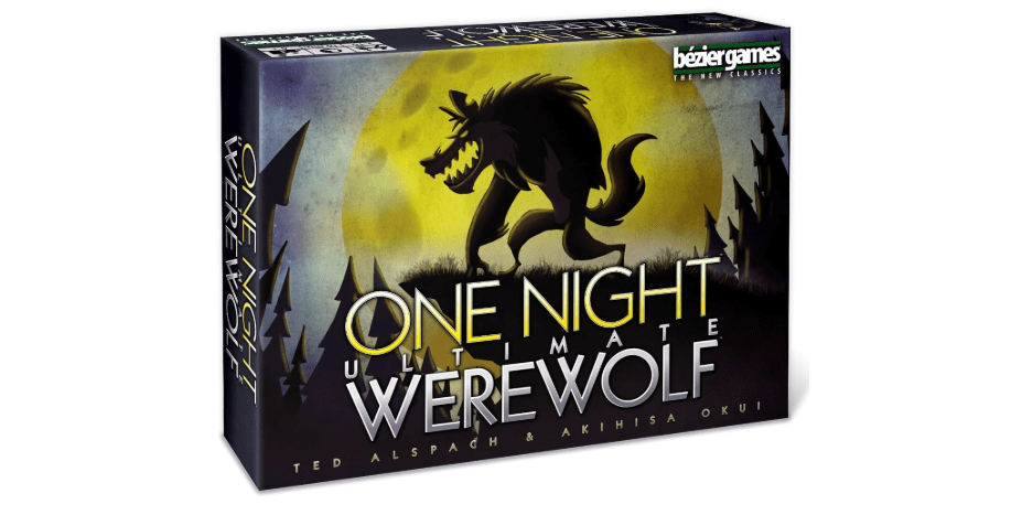 One Night Ultimate Werewolf – Fun Party Game for Kids & Adults | Engaging Social Deduction | Fast-Paced Gameplay | Hidden Roles & Bluffing, Black