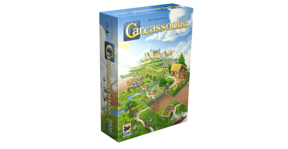 Asmodee Carcassonne Board Game - Classic Tile-Laying Strategy Game, Family Fun Medieval Adventure for Kids & Adults, Ages 7+, 2-5 Players, 35 Minute...