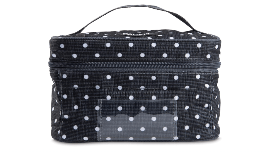 PackIt Freezable Bottle Cooler for Breastmilk and Formula, Polka Dots, Built with EcoFreeze Technology, Collapsible, Reusable, Zip Closure and Top Handle,...