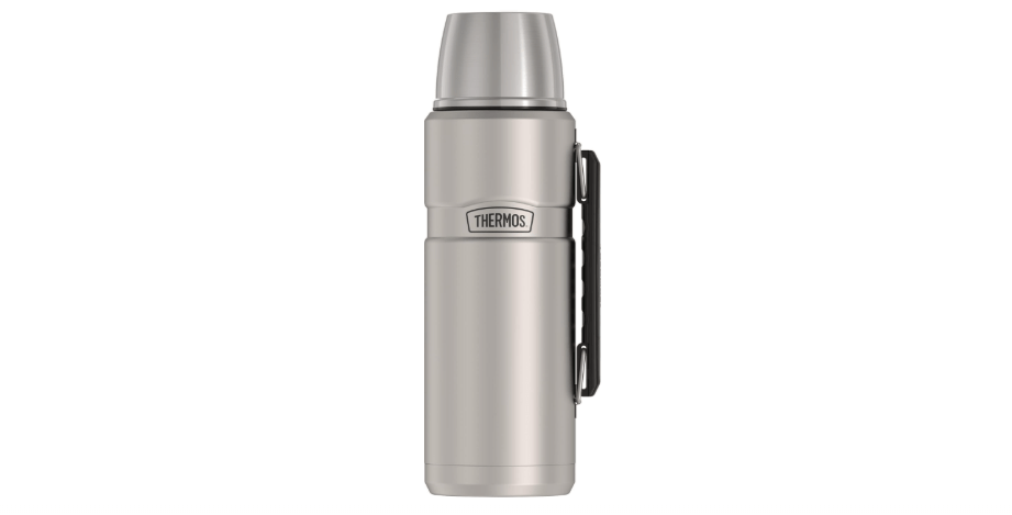 THERMOS Stainless King Vacuum-Insulated Beverage Bottle, 40 Ounce, Matte Stainless Steel