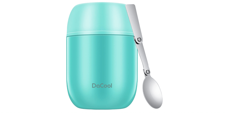  DaCool Food Thermo for Hot Food Insulated Food Jar 16 Ounce Vacuum Stainless Kids Lunch Thermo Container Bento for Kids Adult with Spoon Leakproof for... 