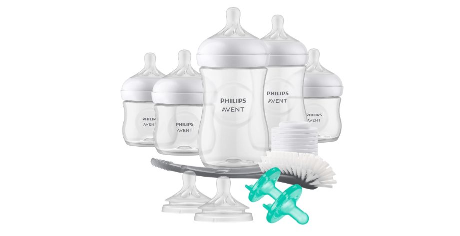 Philips AVENT Natural Baby Bottle with Natural Response Nipple, Newborn Baby Gift Set, SCD838/02