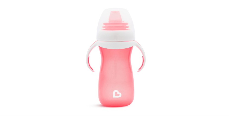  Munchkin® Gentle™ Transition Sippy Cup with Trainer Handles, 10 Ounce, Pink