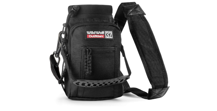 Wild Wolf Outfitters - #1 Best Water Bottle Holder for 32 oz Bottles - Carry, Protect and Insulate Your Flask with This Military Grade Carrier w/ 2 Pockets...