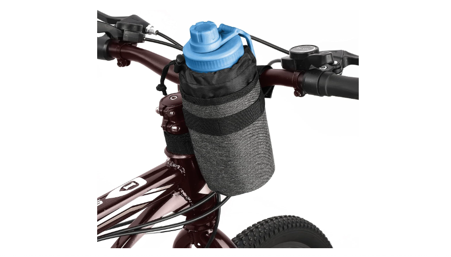  Accmor Insulated Bike Water Bottle Holders - Keeps Bottle Cool or Warm, Universal Fit for Kids, Mountain, Cruiser, Road Bikes - Black