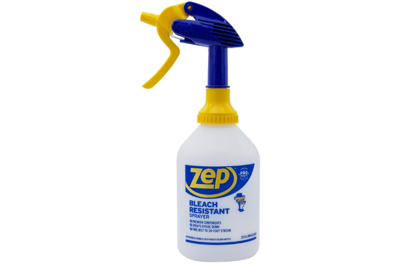  Zep New Bleach Resistant Professional Sprayer 2.0 Bottle 32 Ounces - 30 Foot Spray, Adjustable Nozzle