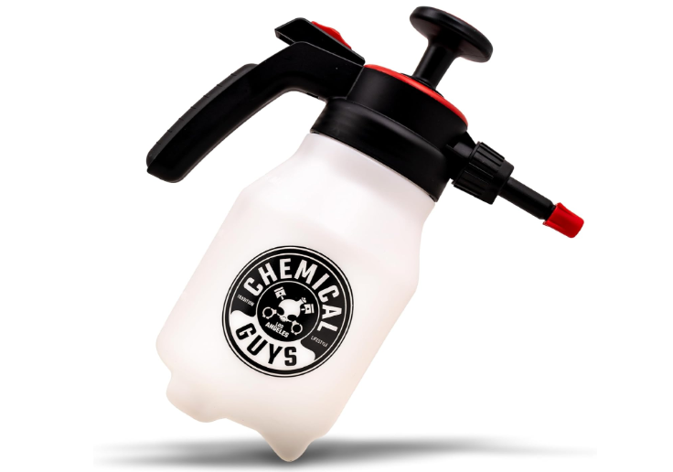  Chemical Guys Mr. Sprayer Full Function Pressure Atomizer and Pump Sprayer, Professional 50 oz Spray Bottle for Cleaning & Washing, for Home, Garden