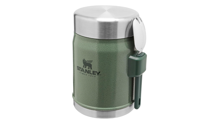  Stanley Classic Legendary Food Jar 0.4L with Spork - Keeps Cold or Hot For 7 Hours - BPA-Free Stainless Steel Soup Flask - Leakproof - Dishwasher Safe -...