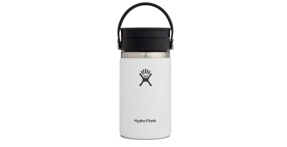 Hydro Flask 12 oz Wide Mouth Bottle with Flex Sip Lid White
